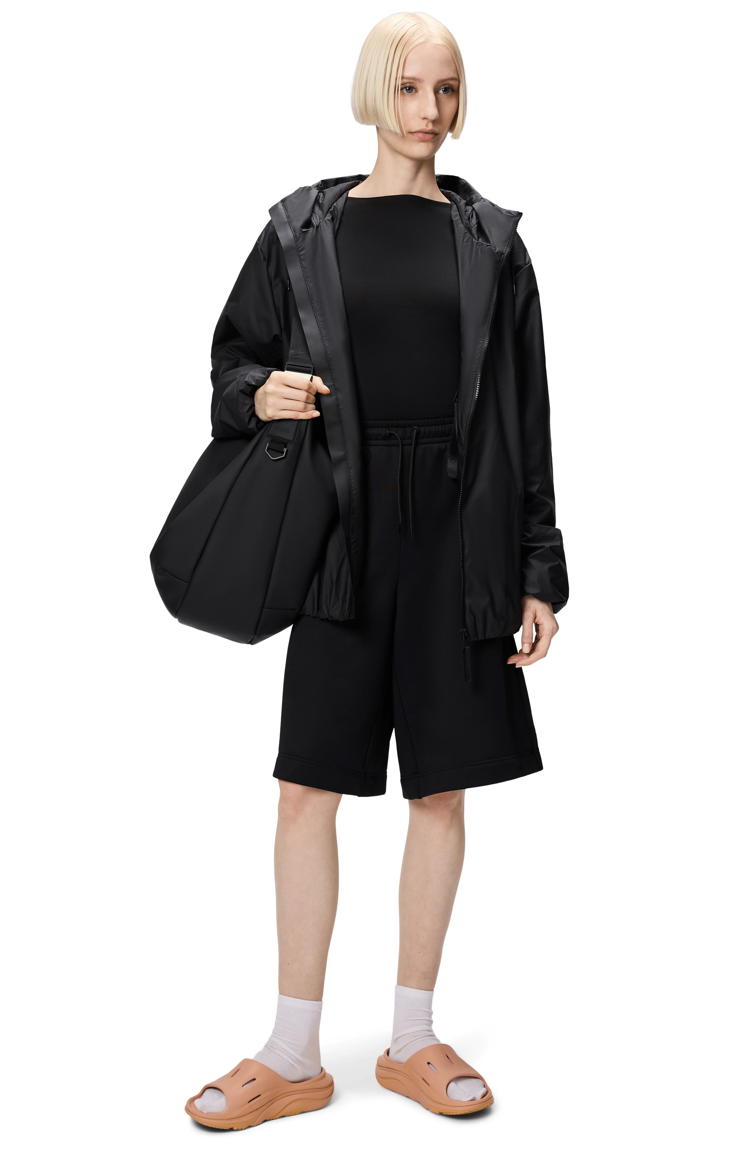 Rains Lohja Insulated Rain Jacket in Black at Nordstrom - 4