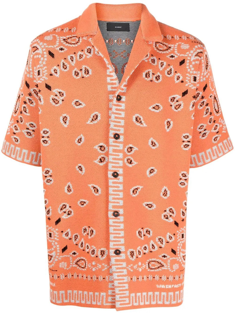 bandana-print shirt 1