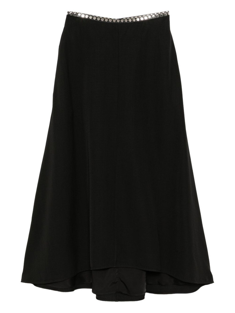 buttoned-waist skirt 1