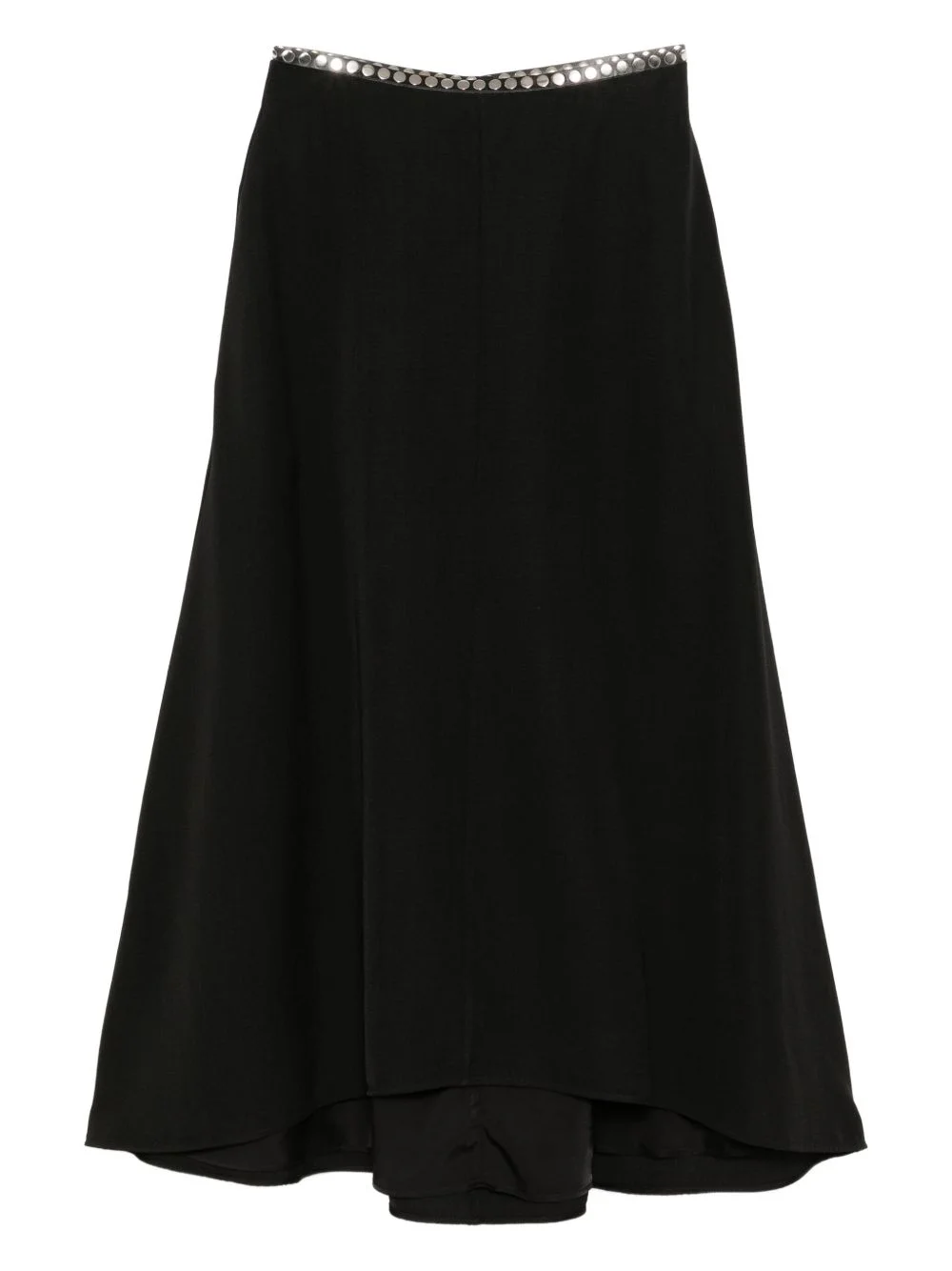 buttoned-waist skirt - 1