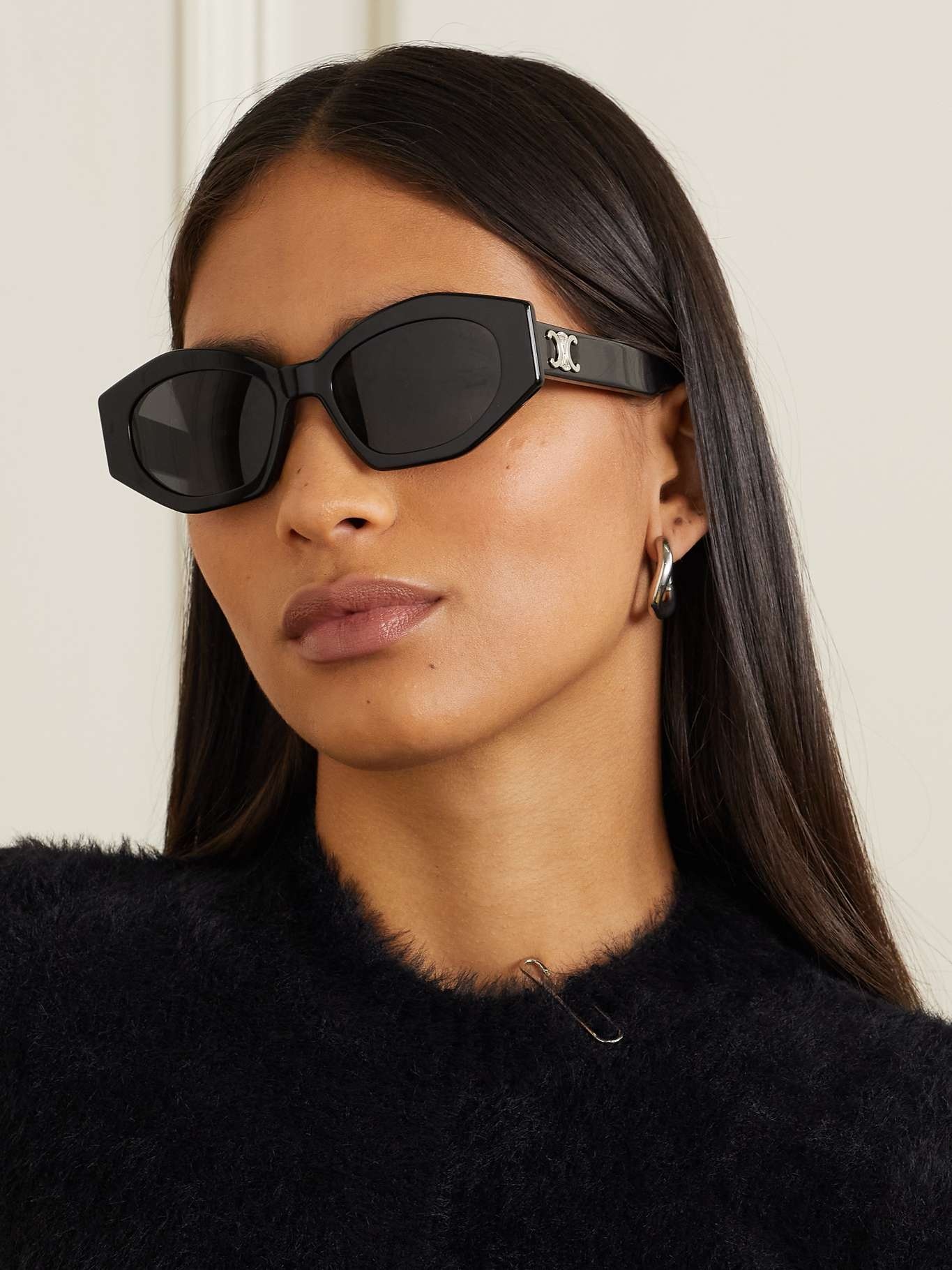 Triomphe cat-eye acetate sunglasses - 2