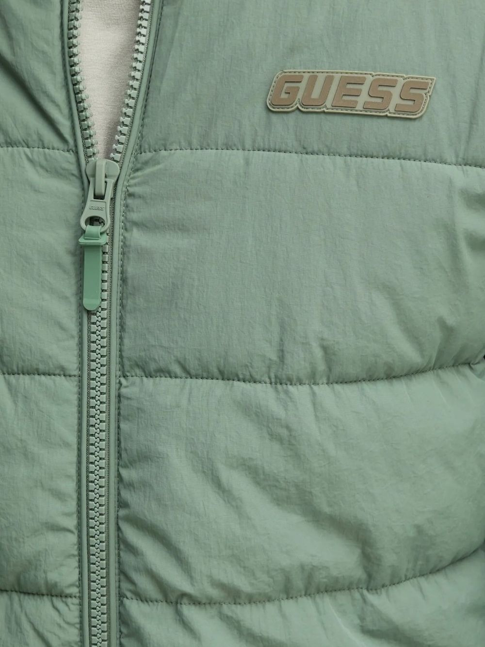 quilted-logo jacket - 4