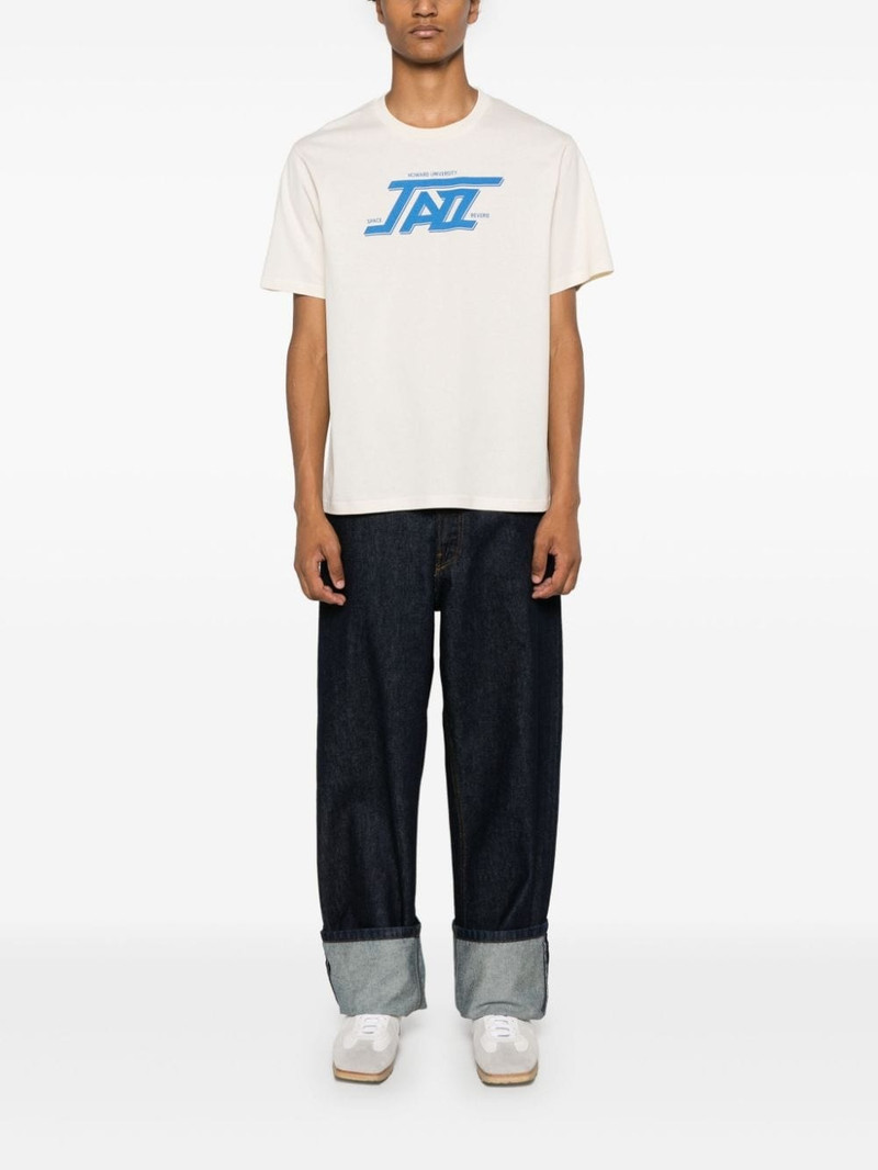 WALES BONNER Jazz-print cotton T-shirt outlook