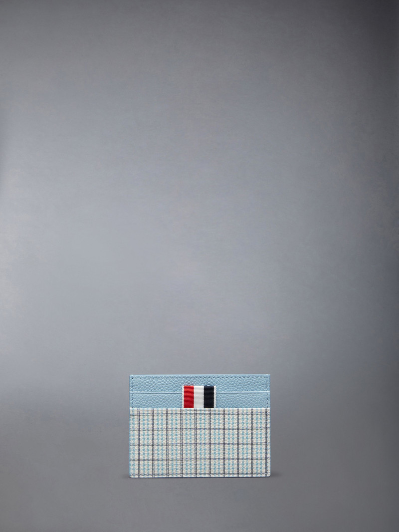 Check Pebble Grain Hector Single Card Holder 1