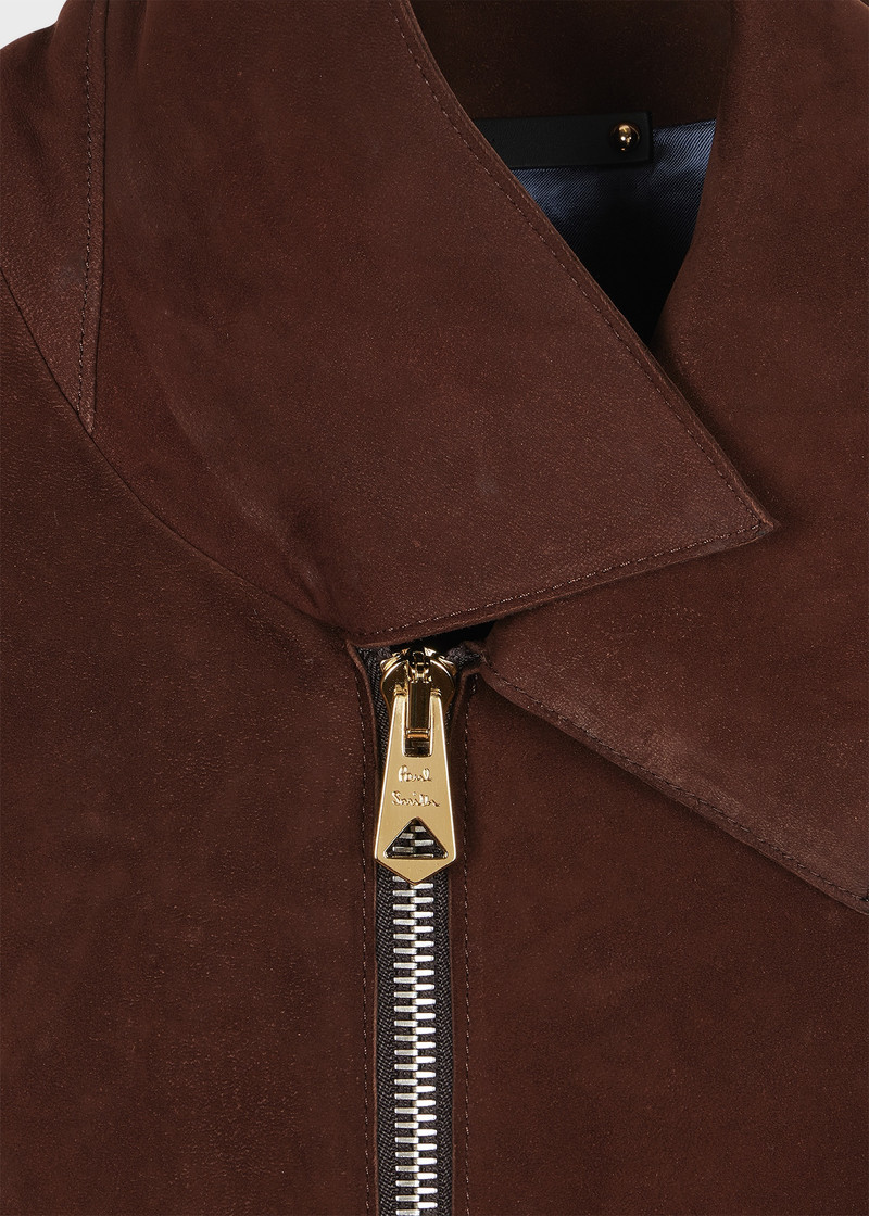 Brown Nubuck Leather Jacket 4