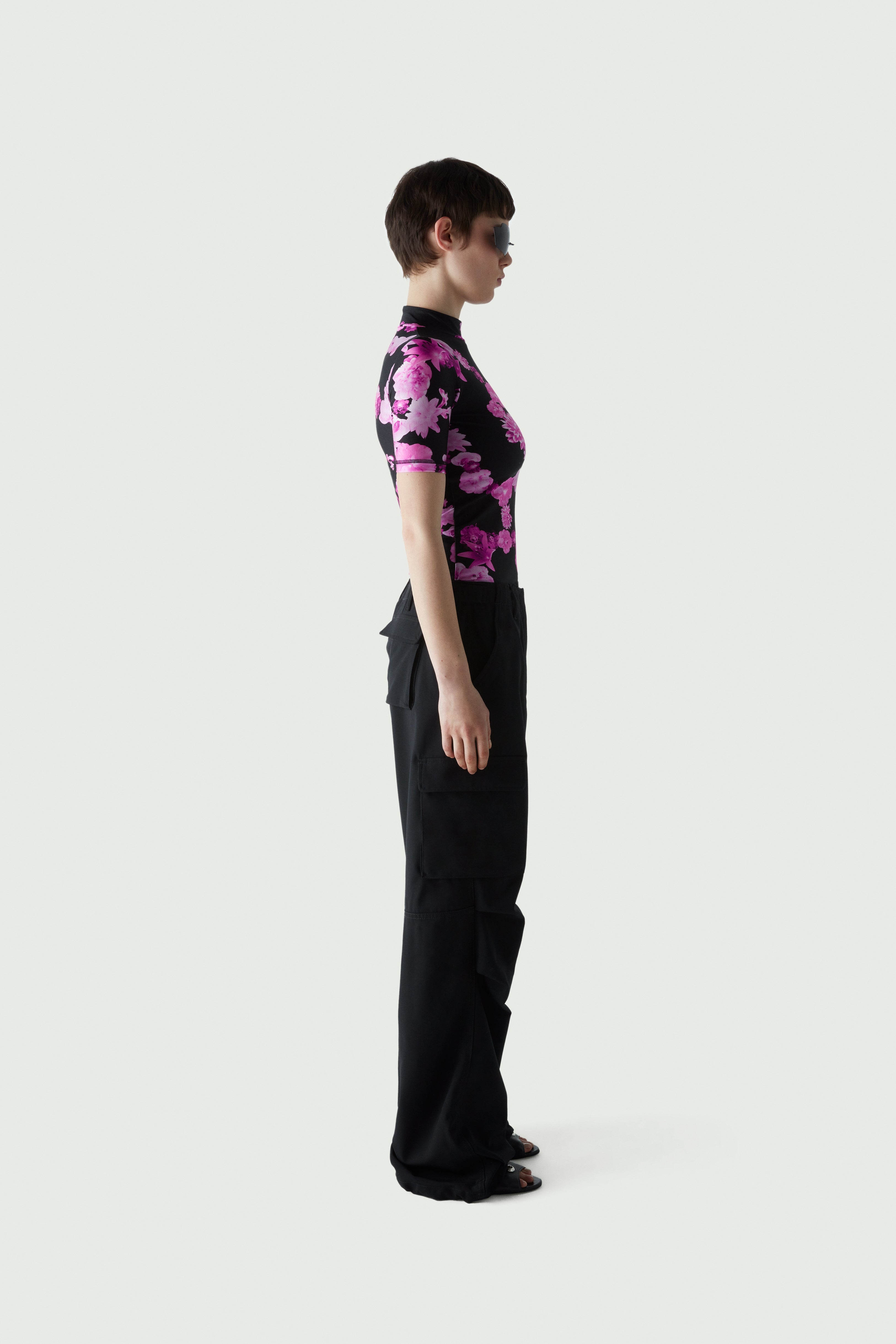 High Neck Fitted Top - 3