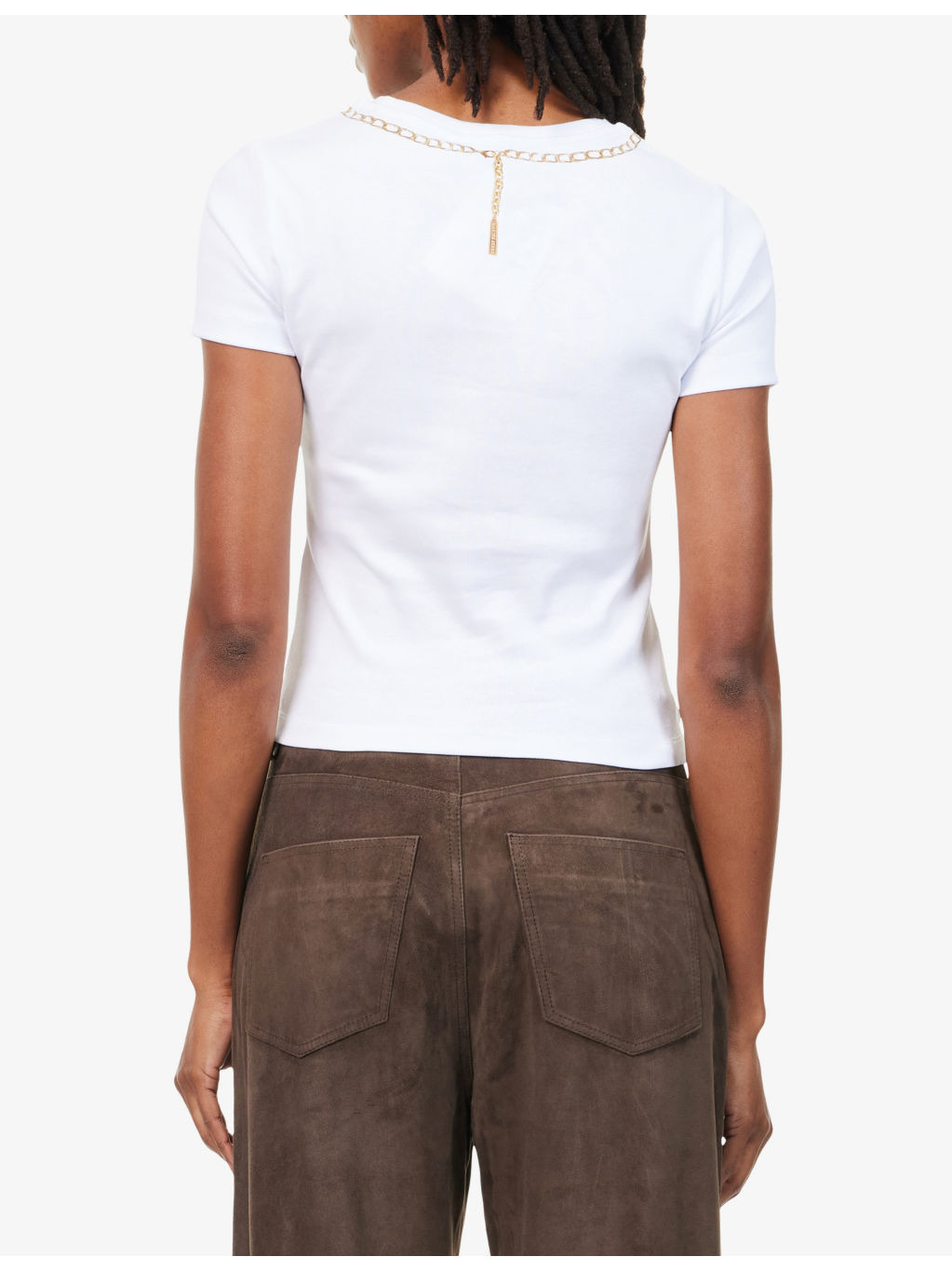 Trompe L'Oeil Jewelry Slim-Fit Cotton-Jersey T-Shirt - 4