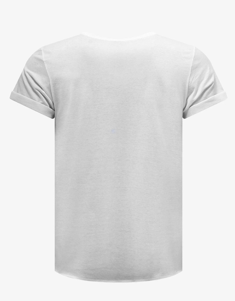 SAINT LAURENT Saint Laurent White Rive Gauche Logo T-Shirt outlook