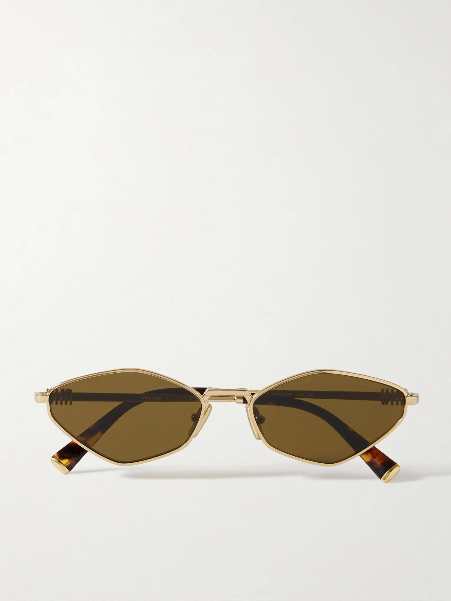 Hexagon-frame gold-tone sunglasses Gold - 1