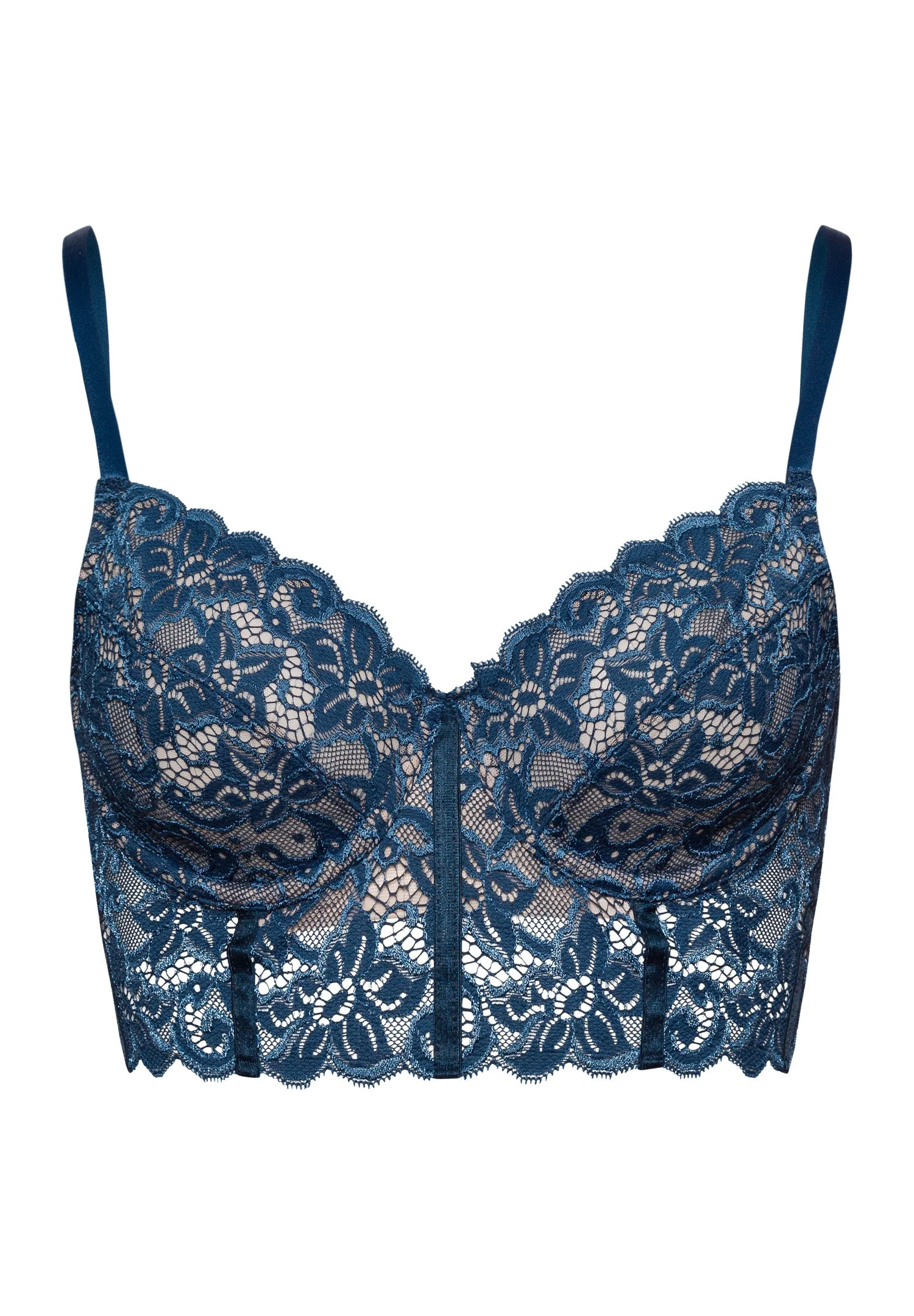Marlene Lace Corset Underwire Bra - 1