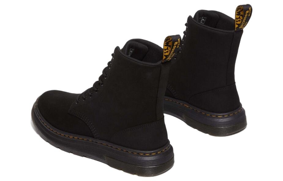 Dr.Martens Crewson Nubuck Leather Everyday Boots 'Black' 31225001 - 3