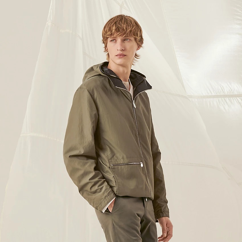 Reversible hooded sweater - 5