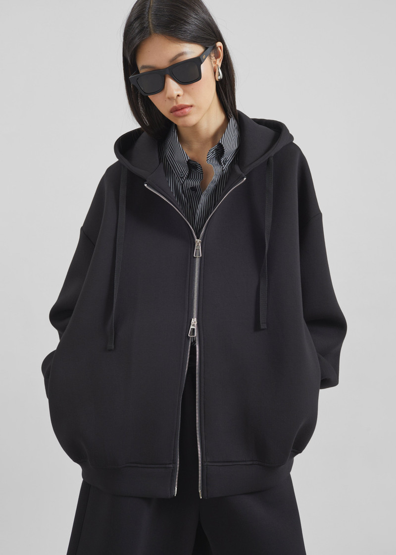 Rian Oversized Hoodie - Black 7