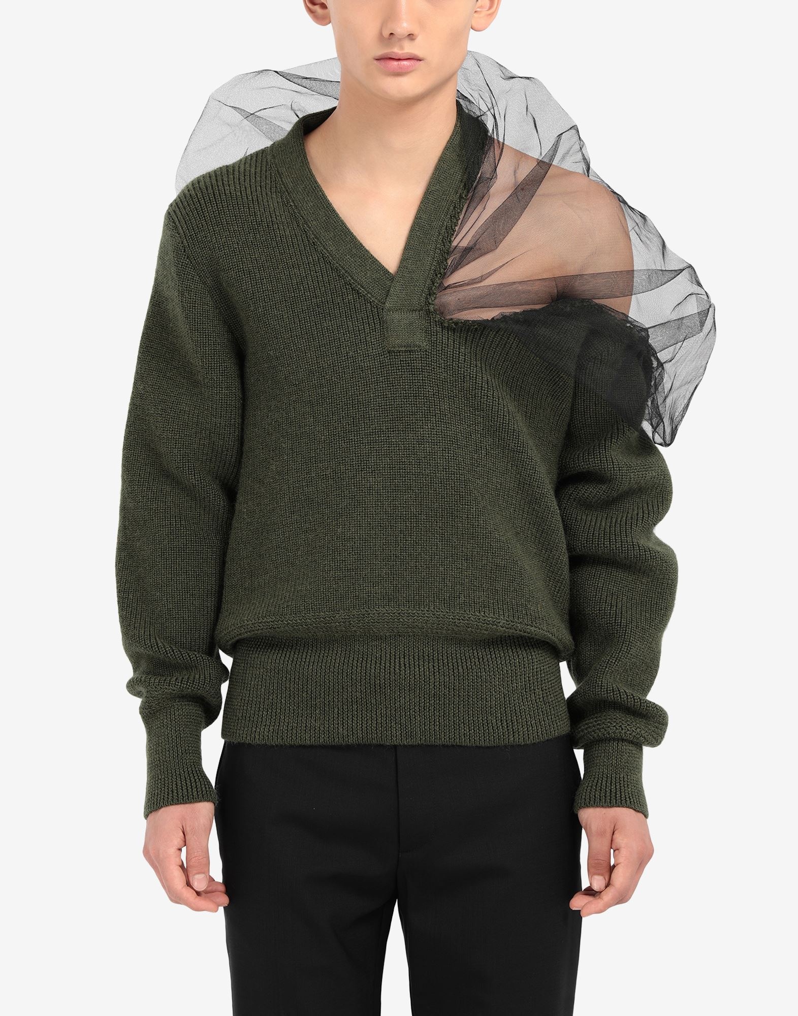 Couture gesture wool sweater - 5