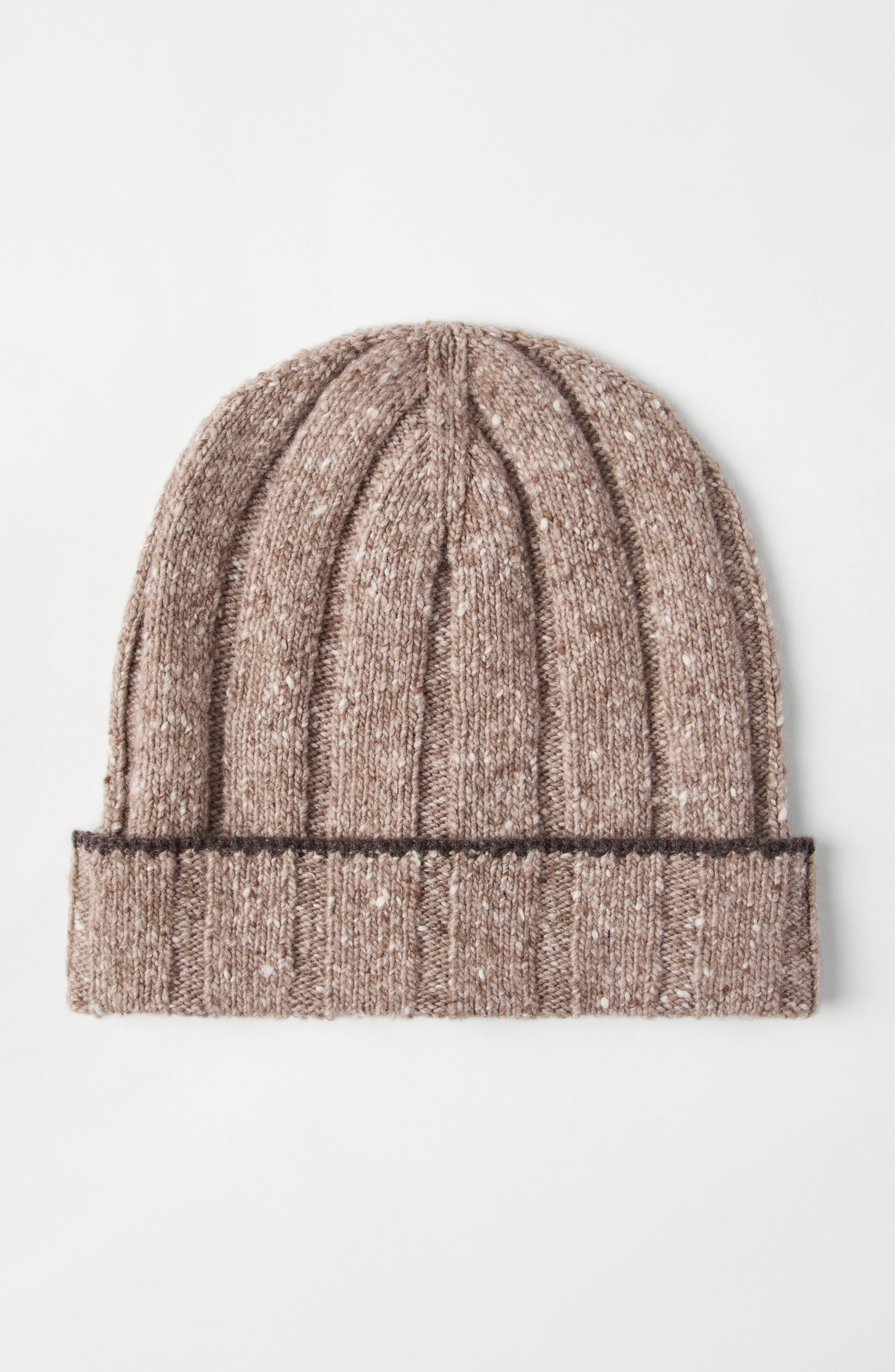 Brunello Cucinelli Cashmere rib knit beanie in Hazelnut at Nordstrom - 2