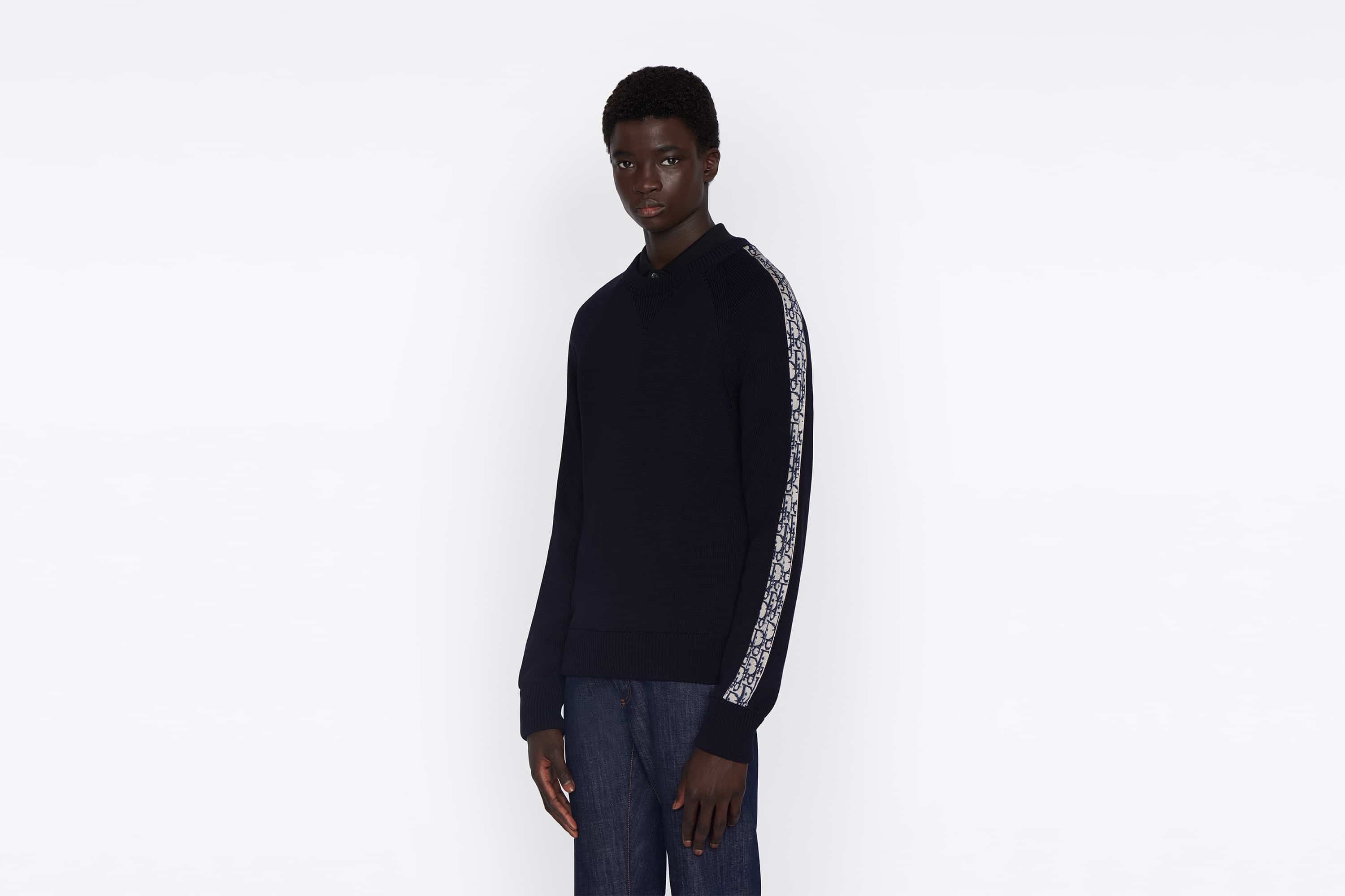 Sweater with Dior Oblique Inserts - 4