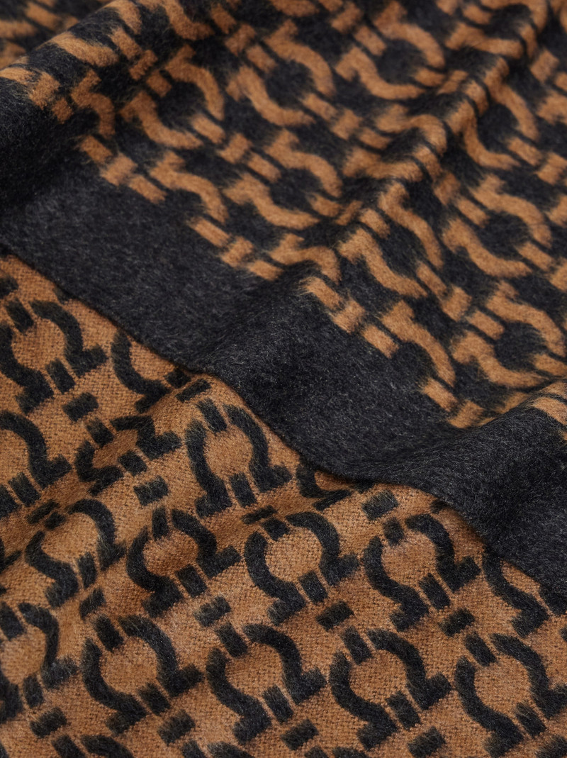 FERRAGAMO Gancini silk scarf outlook