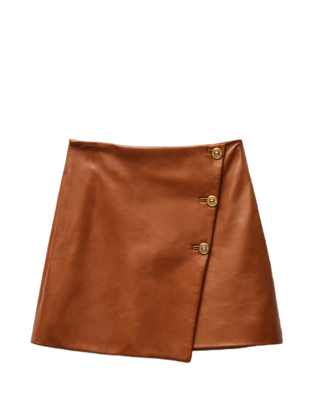 nappa plongé mini skirt - 1