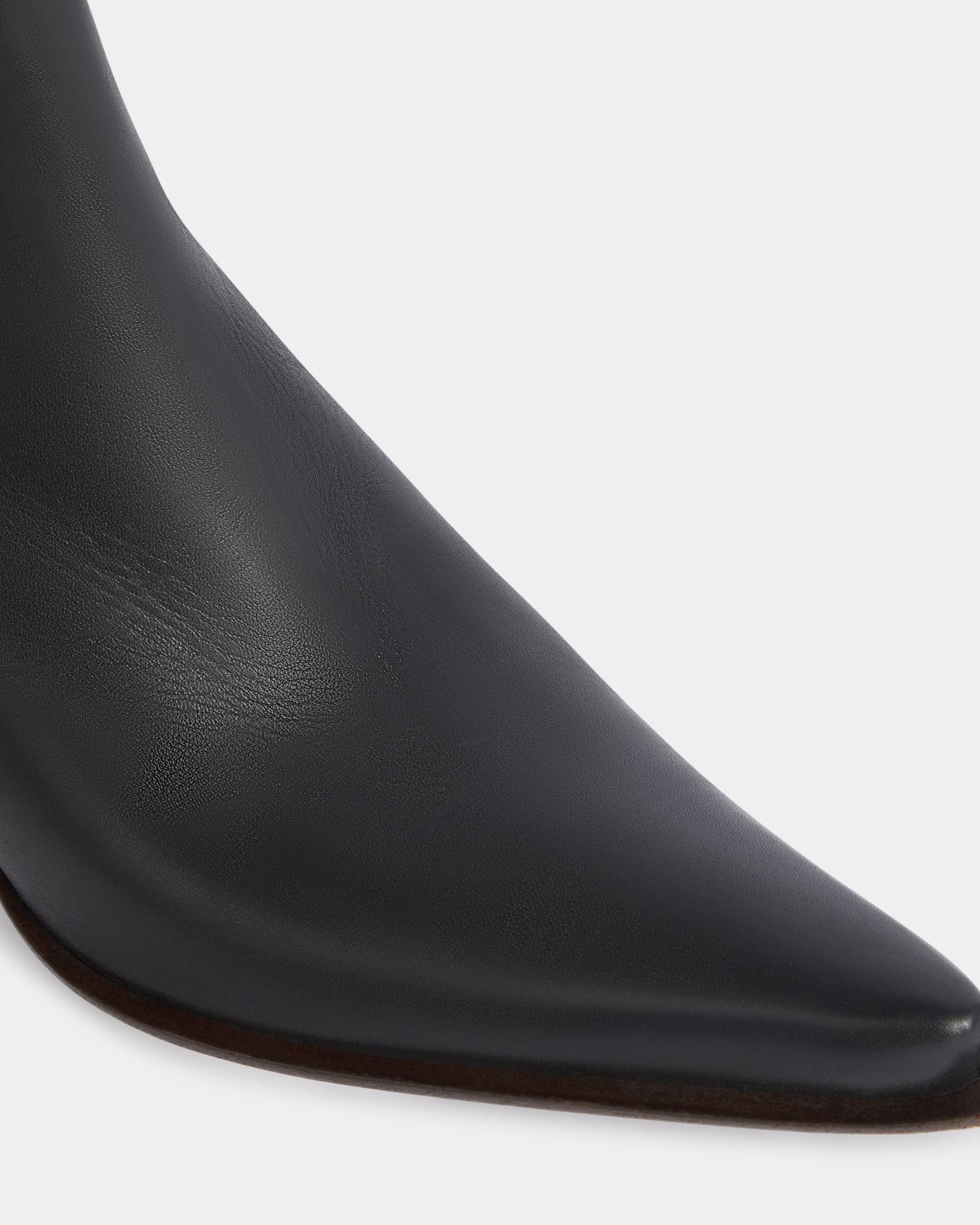'KENZO Reia' ankle heeled boots in leather - 4