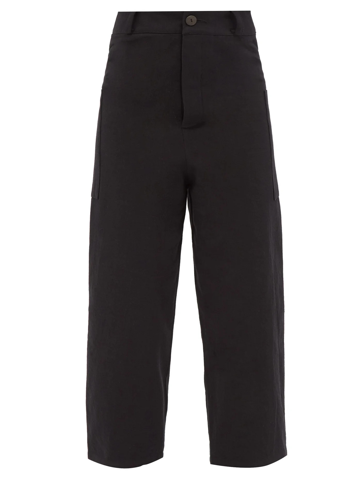 The Conductor cotton-blend cropped trousers - 1