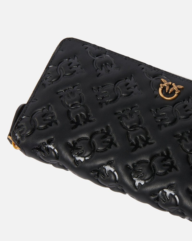 RECTANGULAR LEATHER MONOGRAM WALLET 4