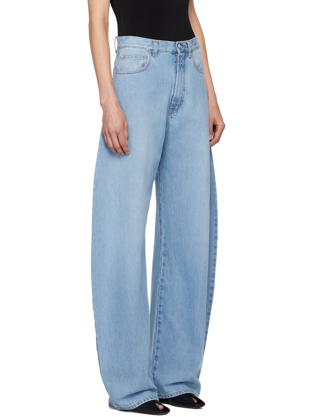 Blue Round Jeans - 2
