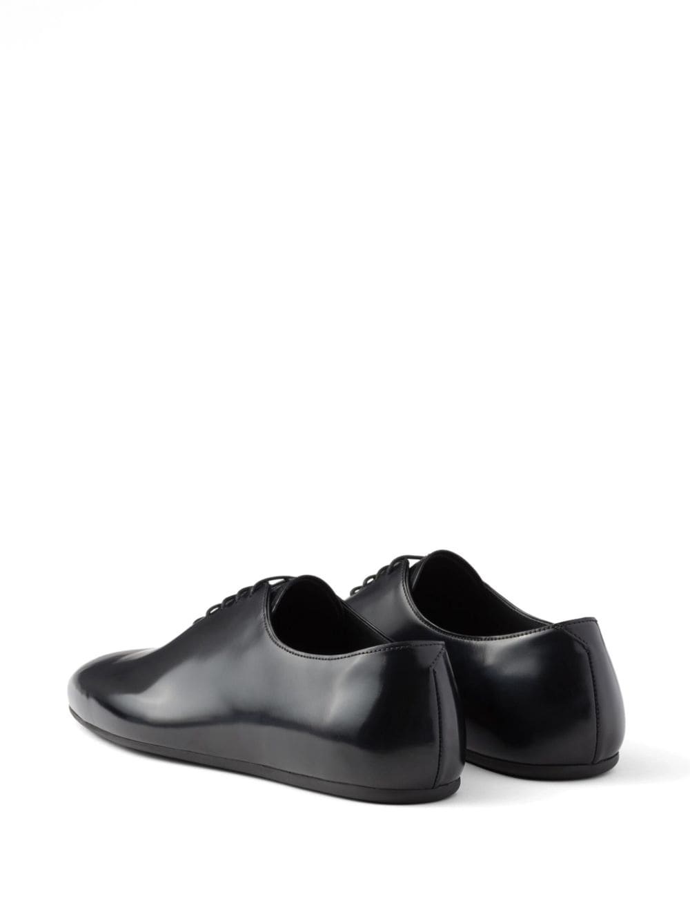 brushed-leather lace-up shoes - 3