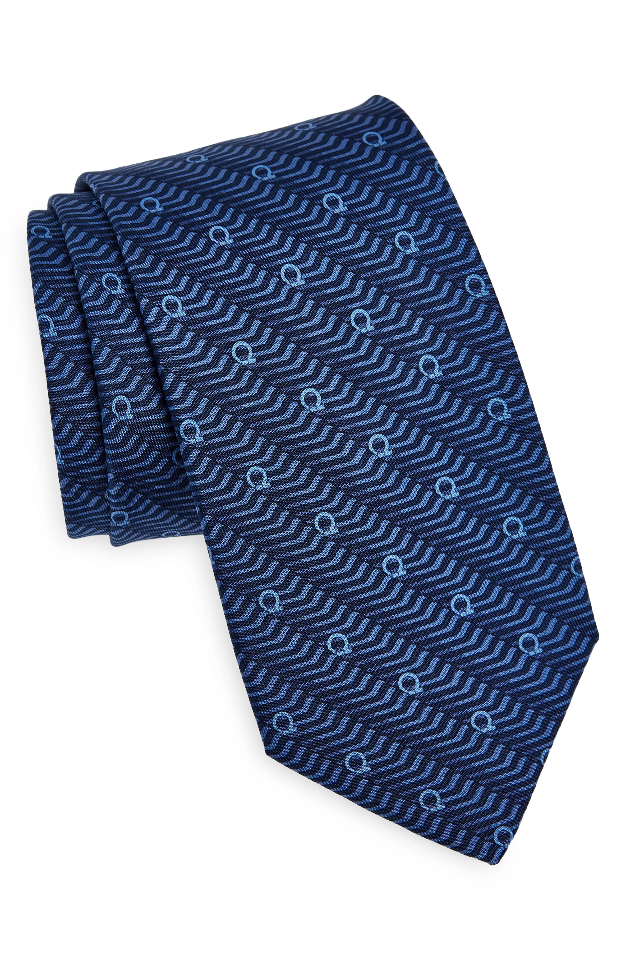 Sogno Silk Tie in F. marine - 1