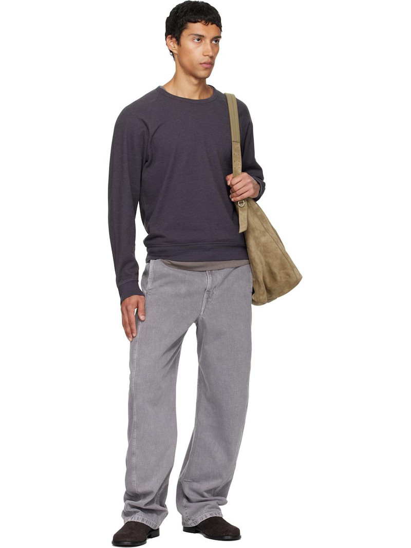 Lemaire Gray Crew Neck Sweatshirt outlook