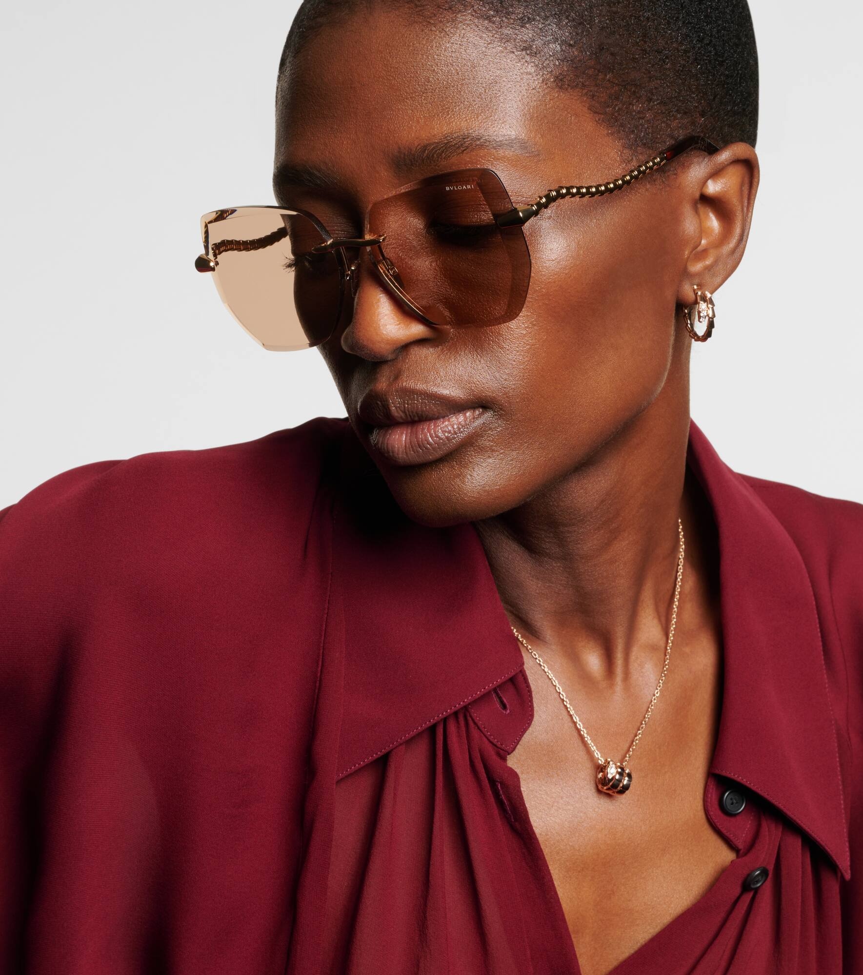 Serpenti Viper oversized sunglasses - 6