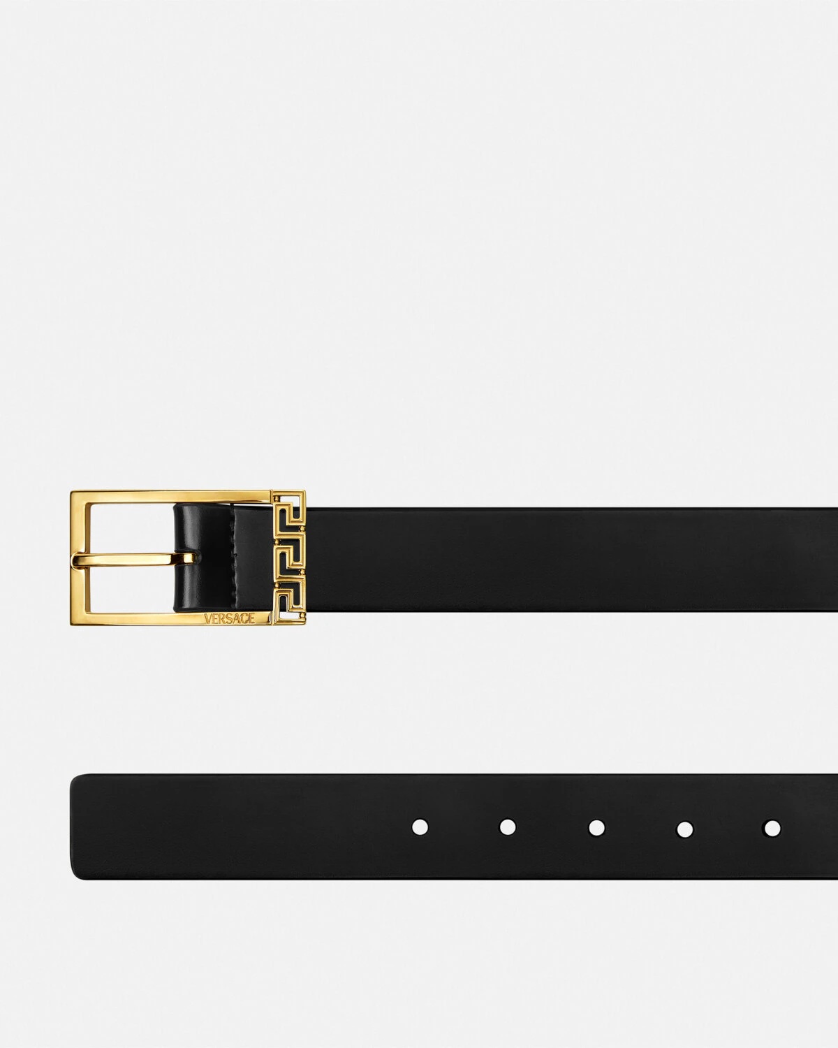Greca Leather Belt 3 cm - 2