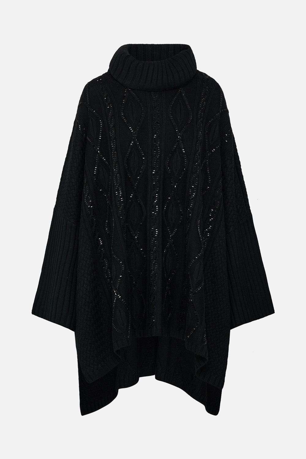 ROLL NECK KNIT JUMPER - 1