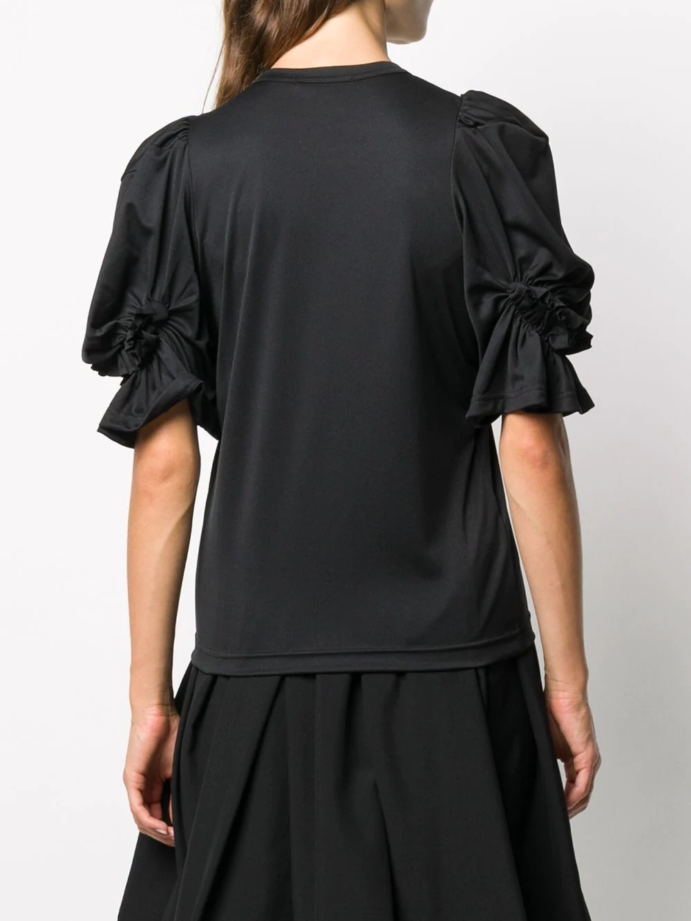 ruffled sleeves T-shirt  - 4