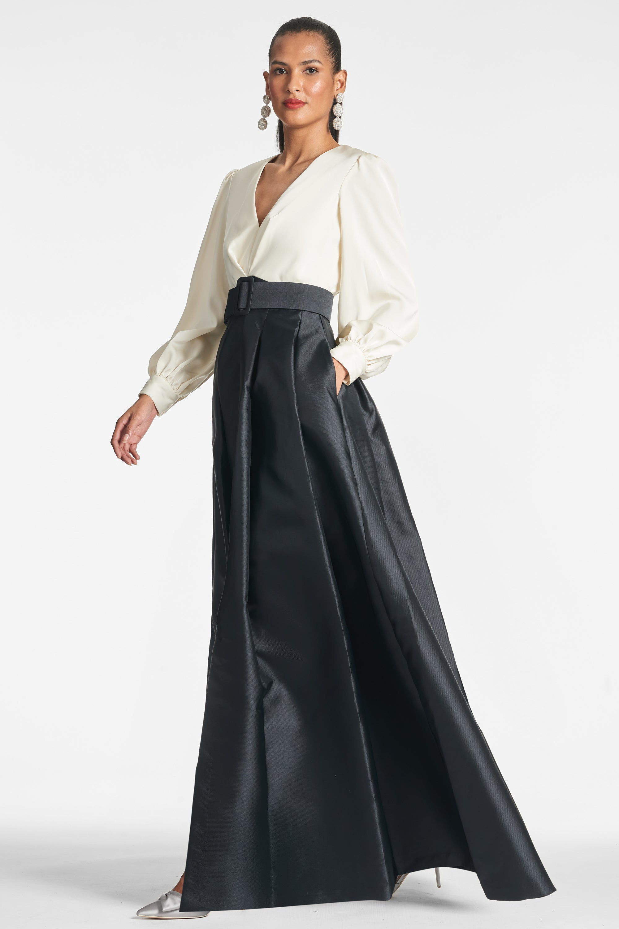 Zoe Gown - Ivory/Black - 2