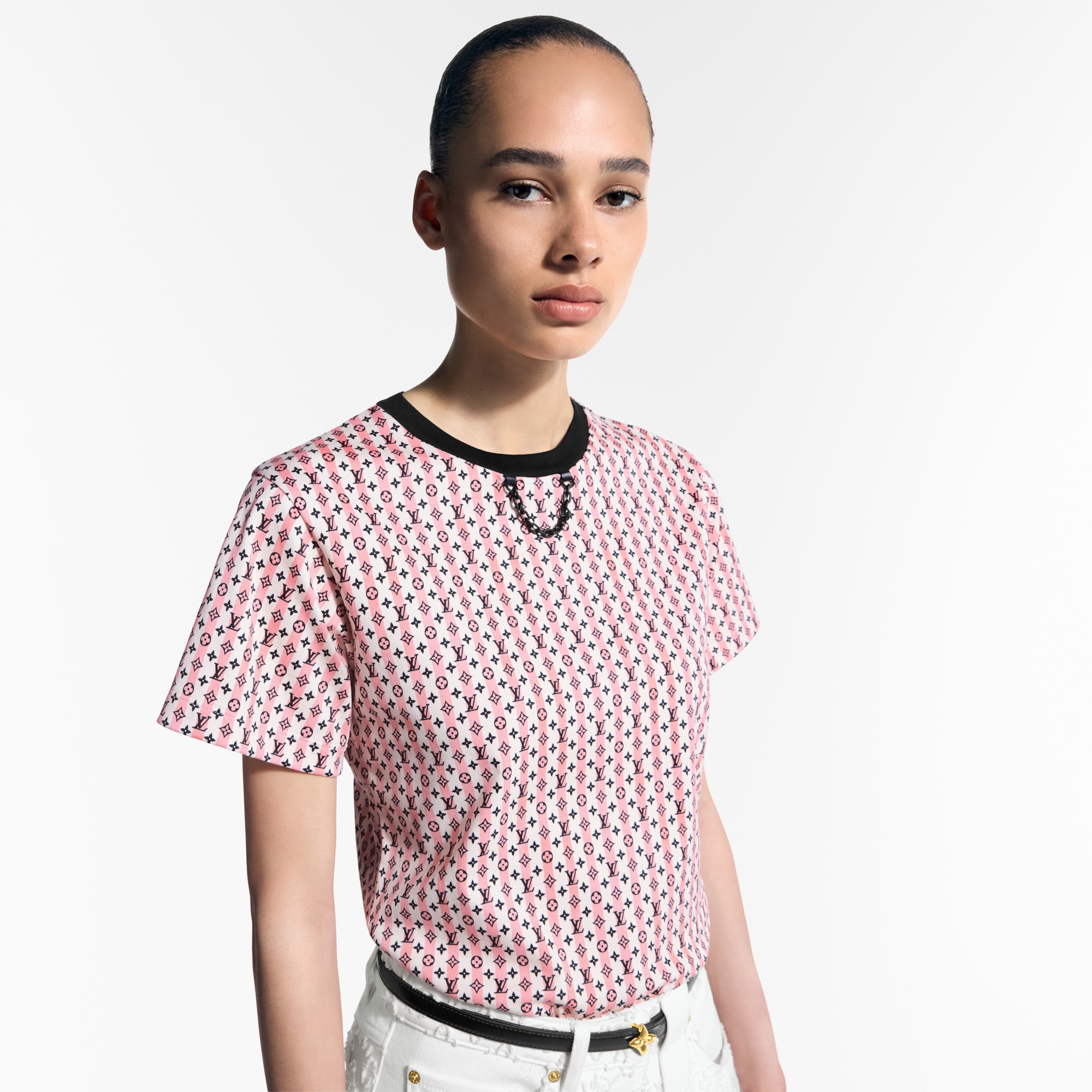 Scarf Print T-Shirt - 2
