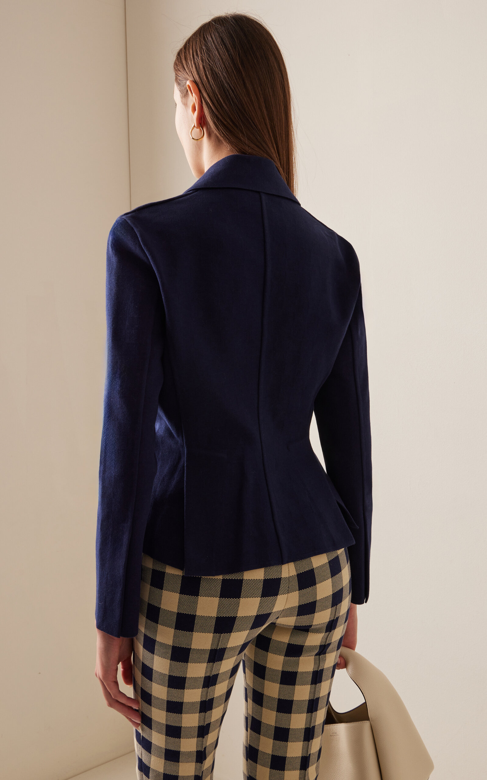 Remita Cotton-Blend Knit Jacket navy - 4