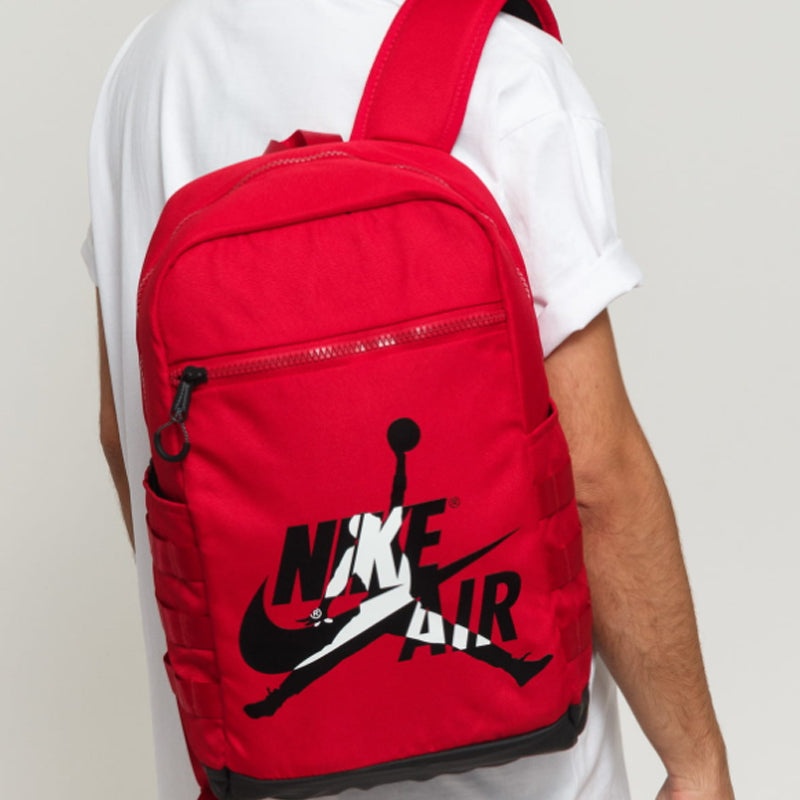 Jordan Air Jordan Jumpman Logo Classic Backpack Red 9A0257 R78 REVERSIBLE
