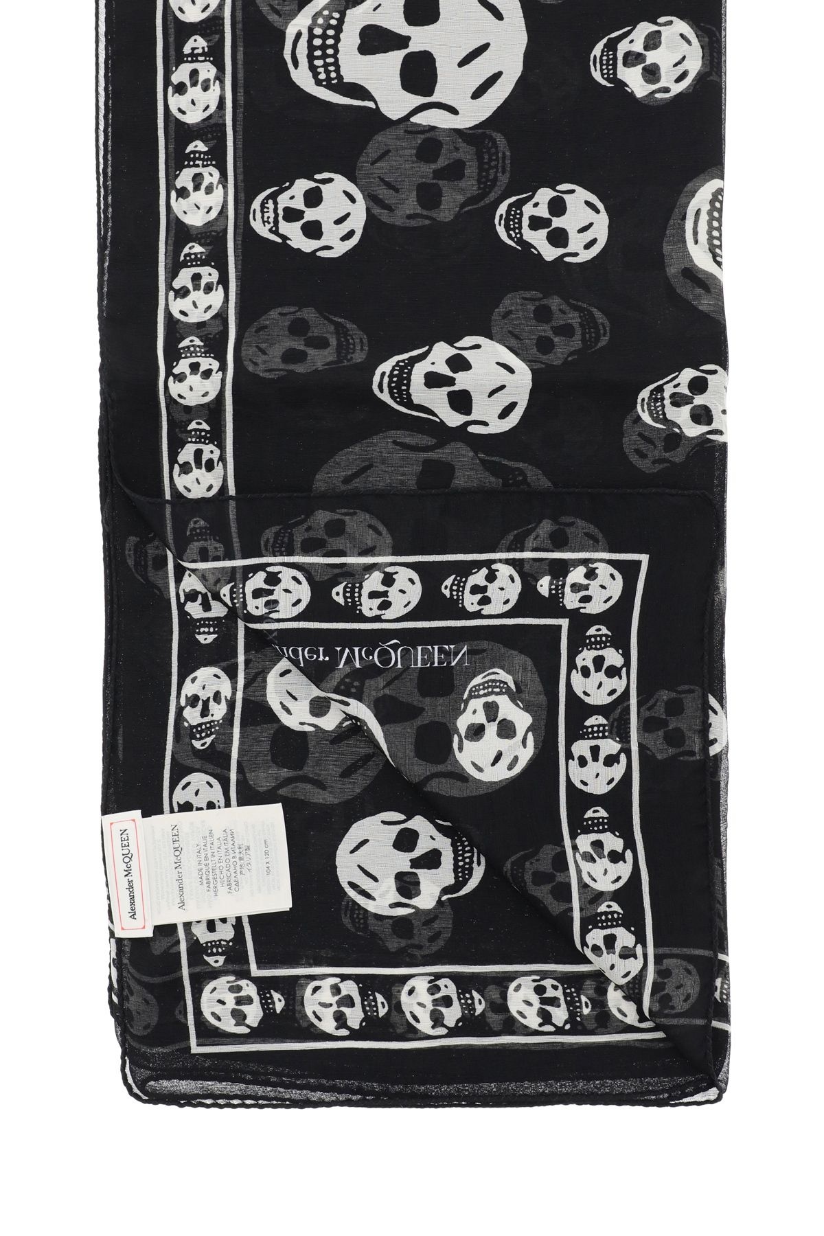 SILK SKULL SCARF - 2