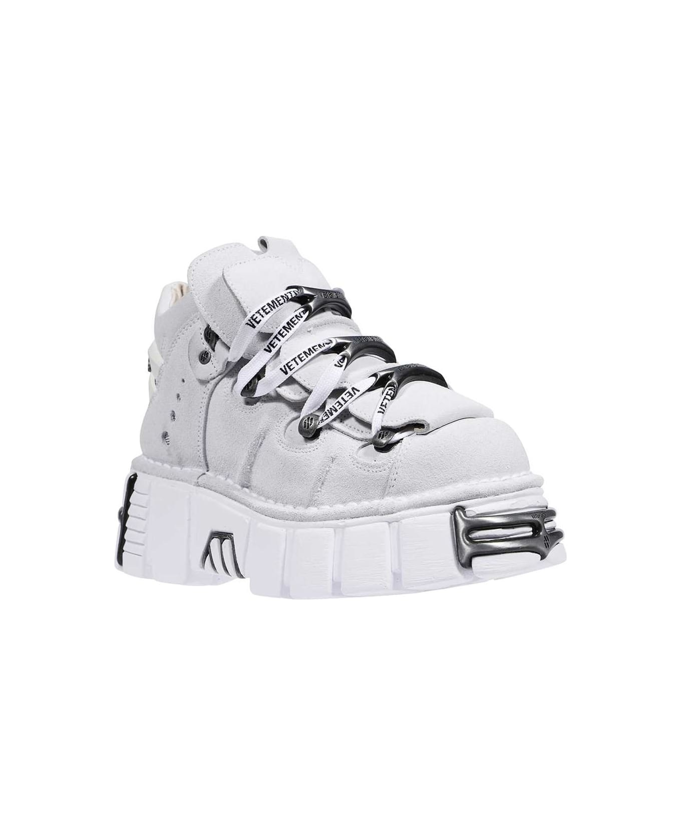 Leather Platform Sneakers - 2