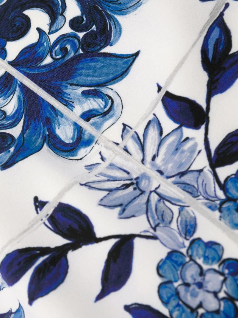 Majolica-print dress 7