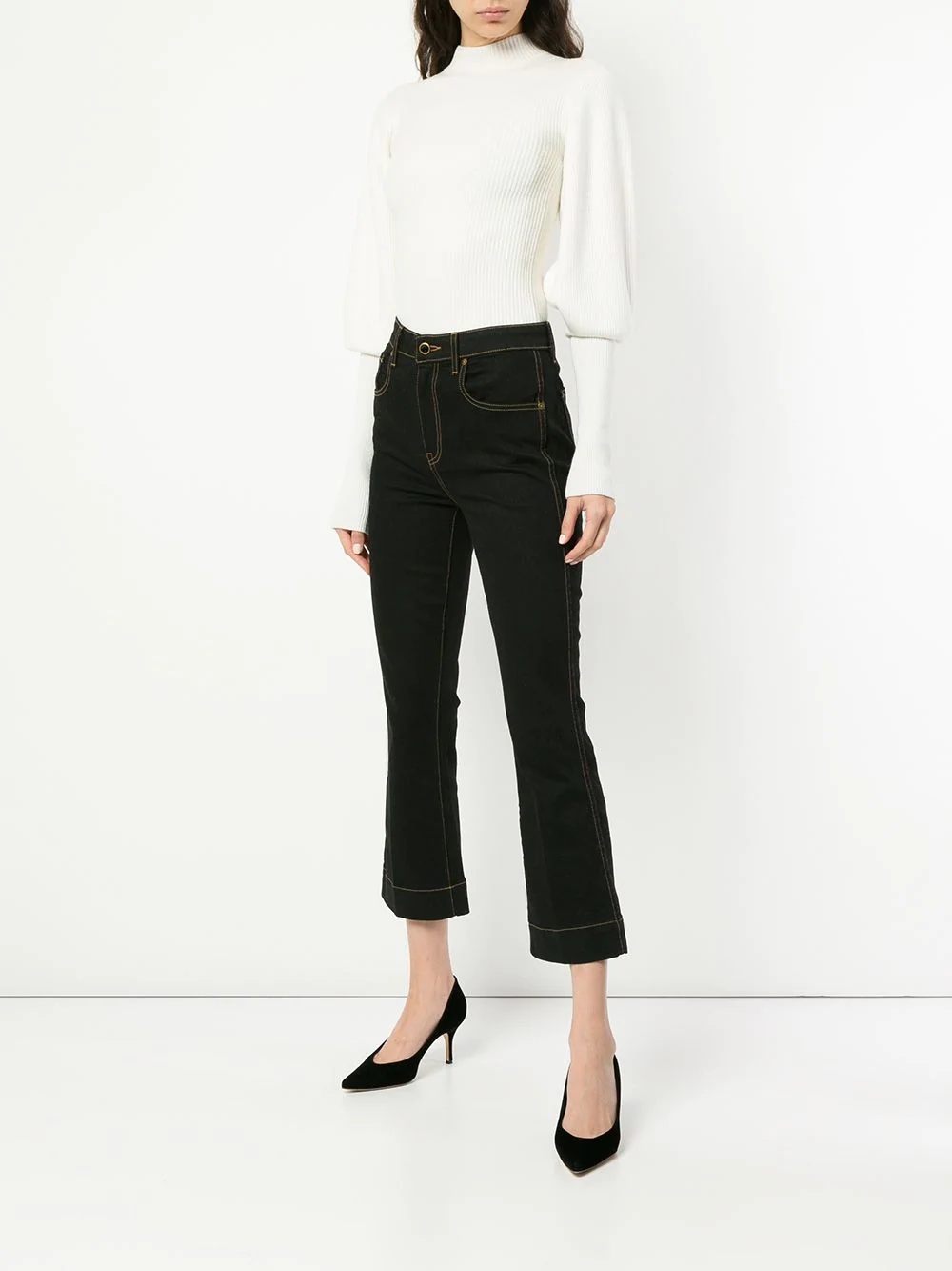 Fiona cropped flare jeans - 2