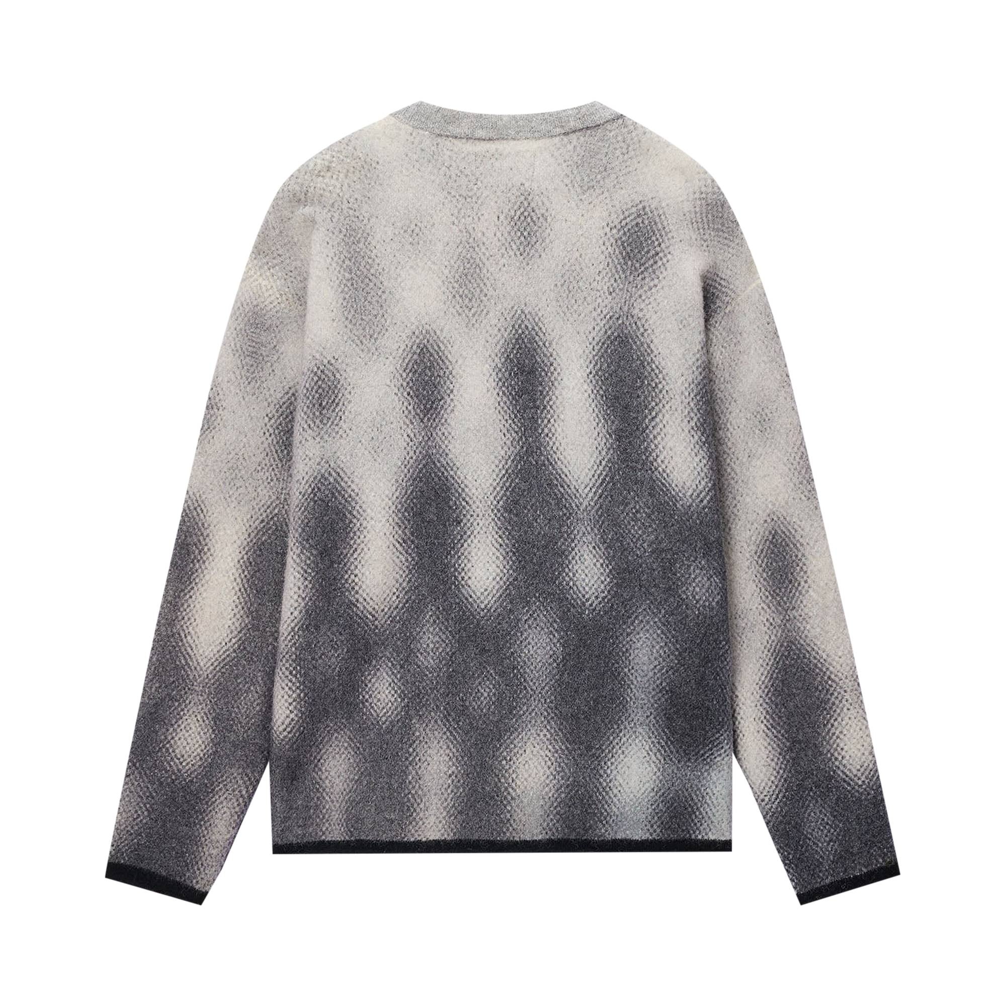 Stussy Gradient Dot Brushed Sweater 'Grey' - 2