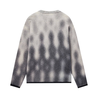 Stüssy Stussy Gradient Dot Brushed Sweater 'Grey' outlook