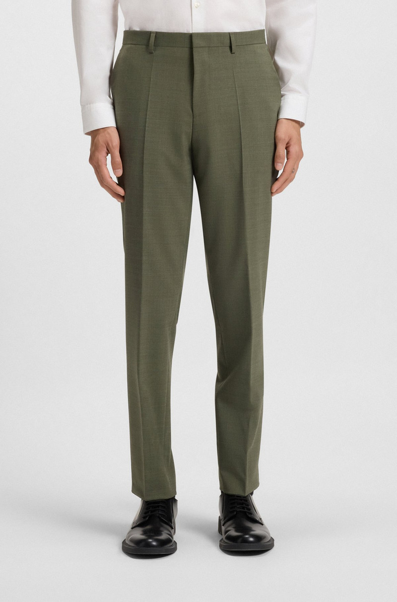 EXTRA-SLIM-FIT TROUSERS IN PERFORMANCE-STRETCH DOBBY 2