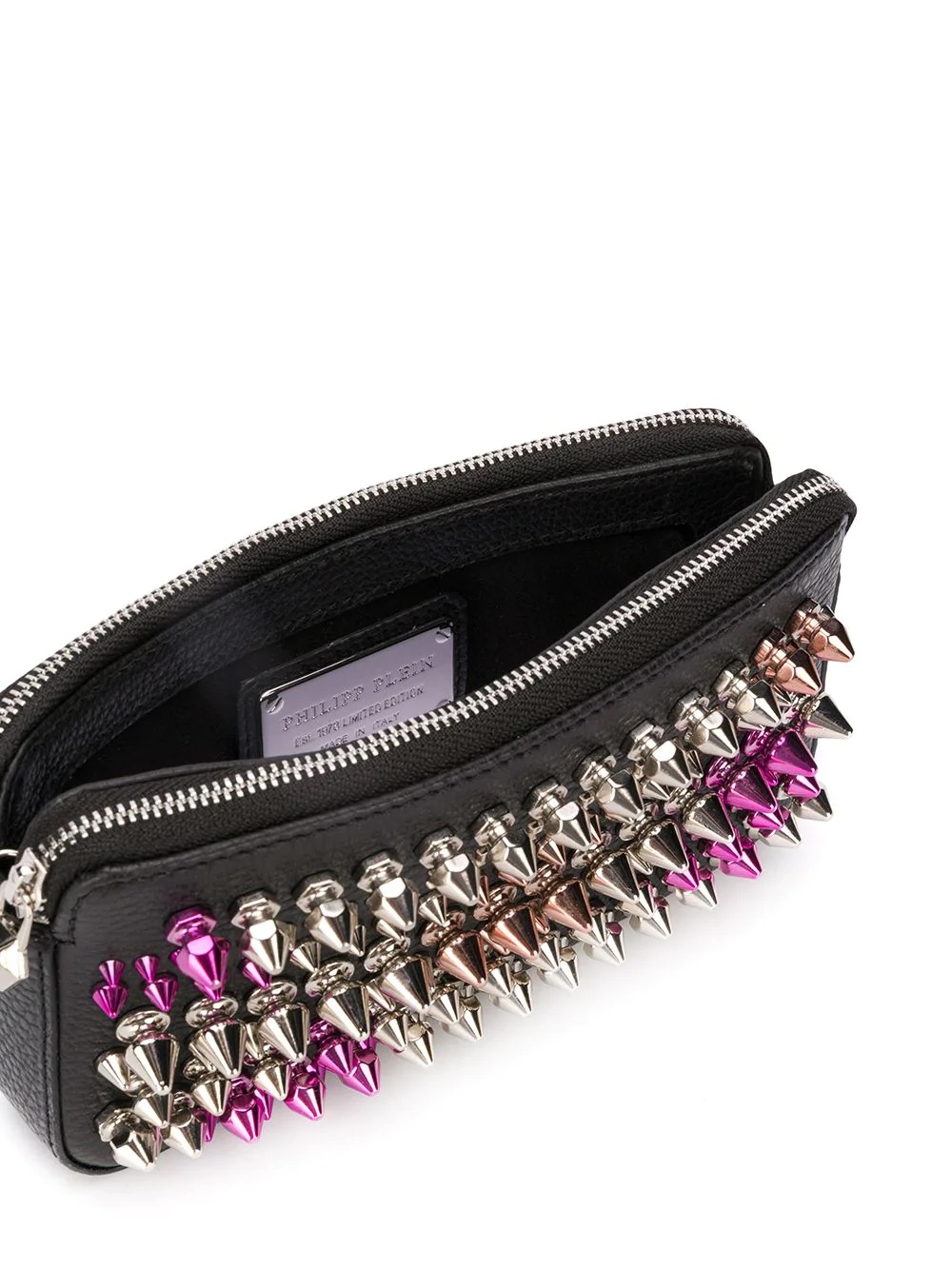 stud-embellished shoulder bag - 5