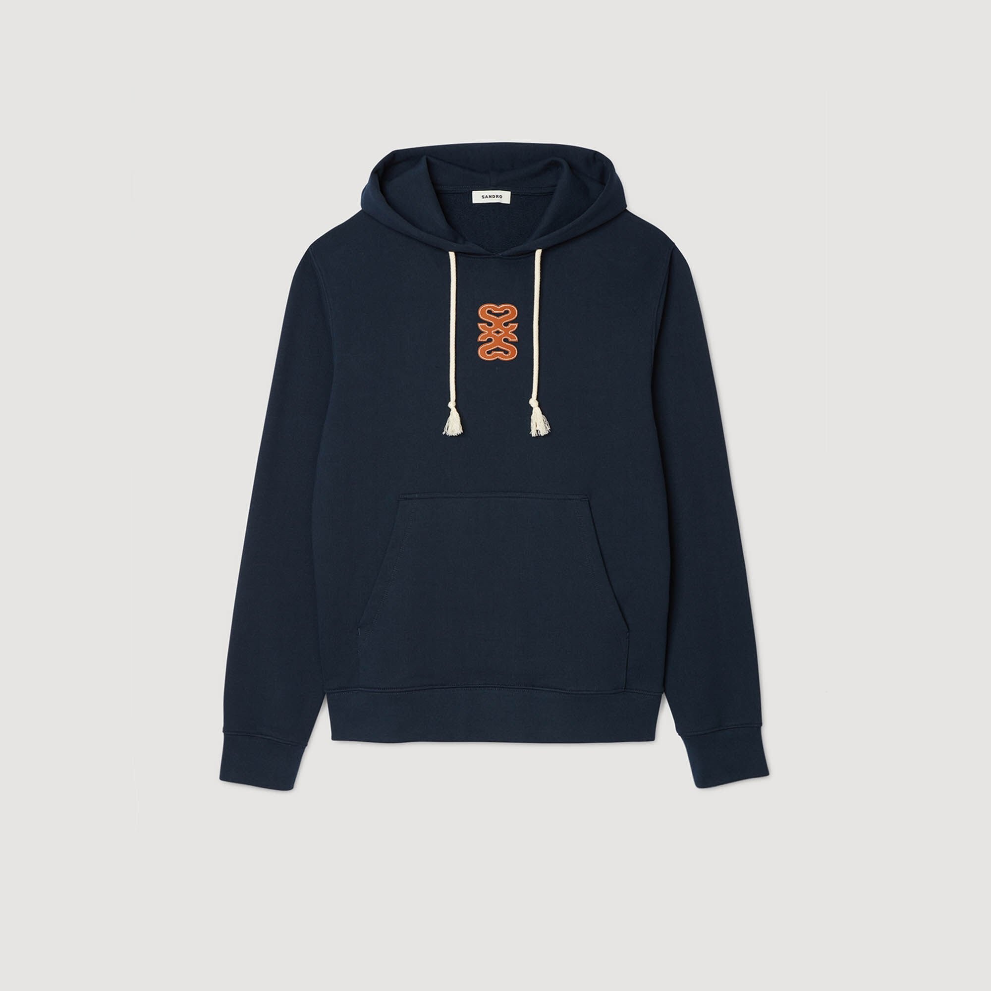 LEATHER PATCH SWEATSHIRT - 6