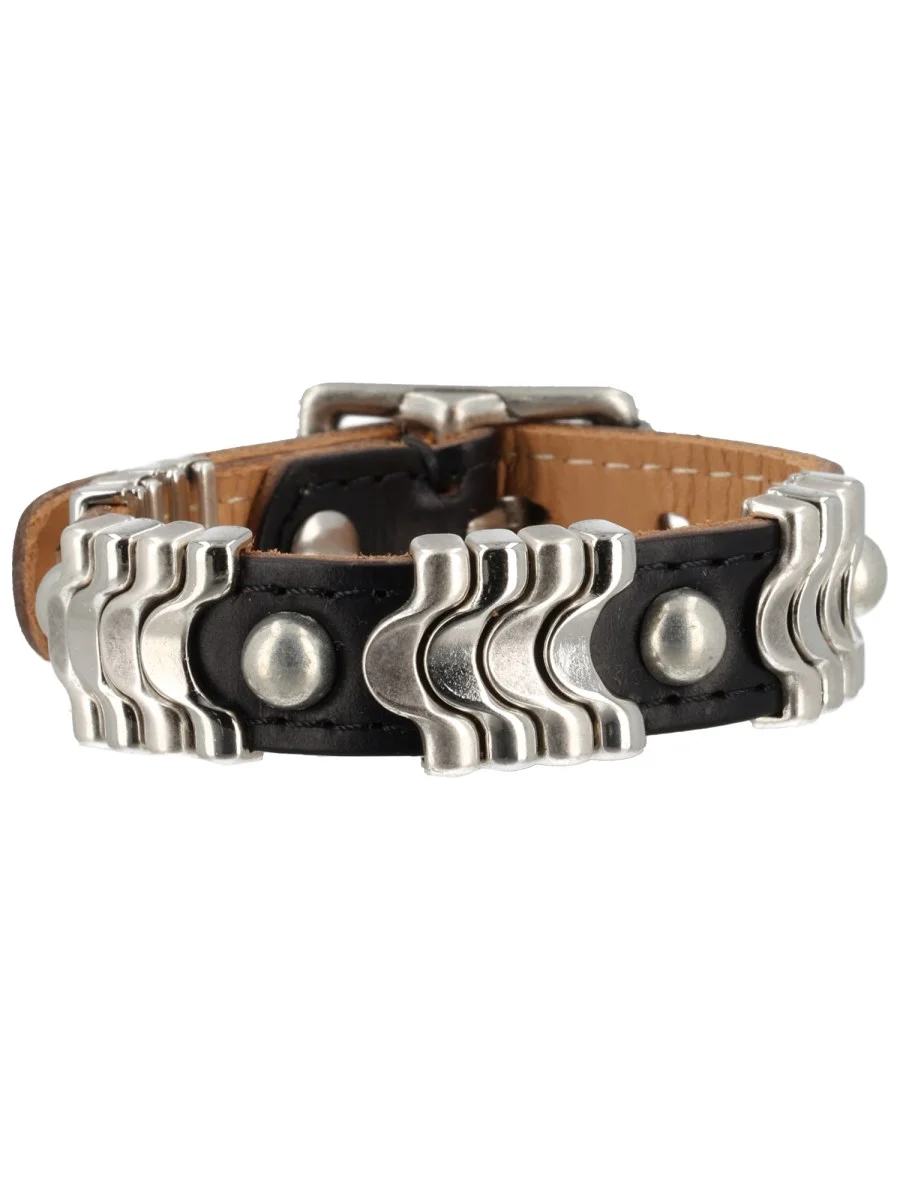 LEATHER "WAVE" BRACELET - 1