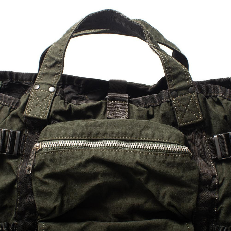 PORTER Porter Yoshida & Co Crag 2Way Rucksack Khaki outlook