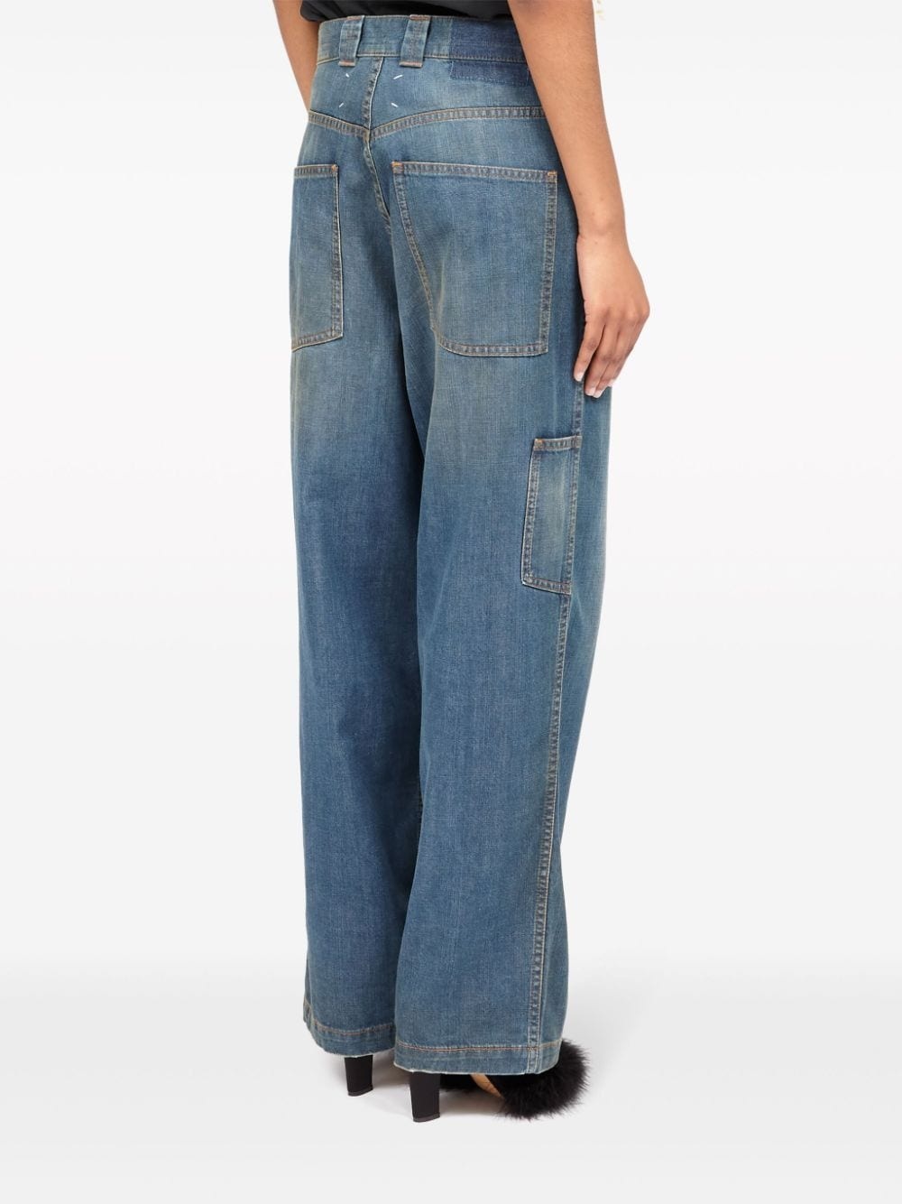 Denim cotton jeans - 4