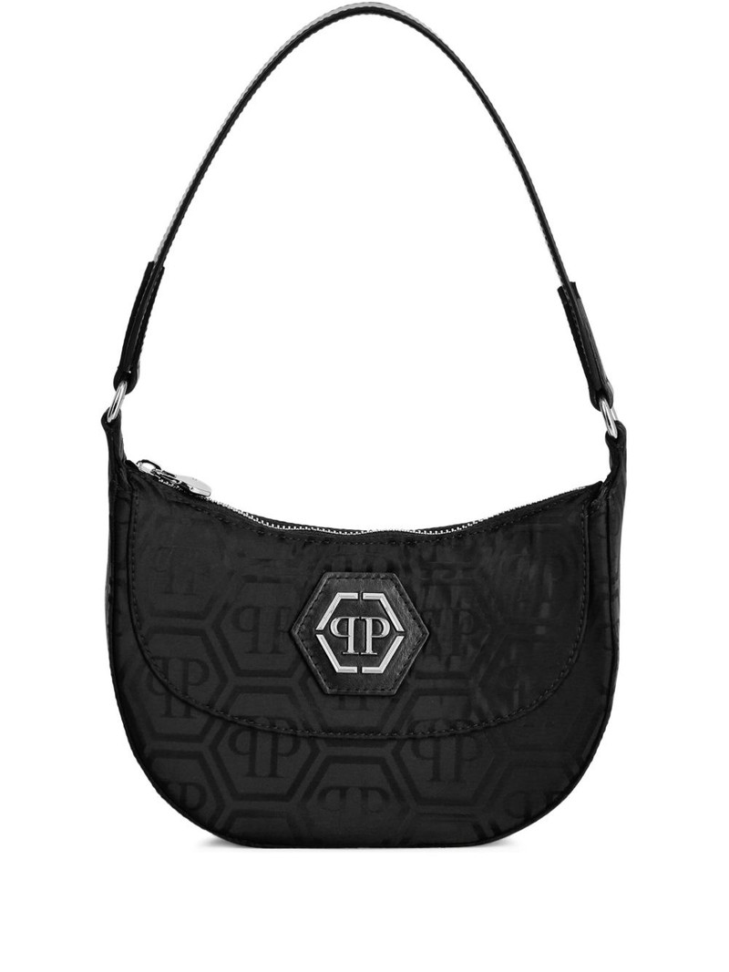 monogram-jacquard shoulder bag 1